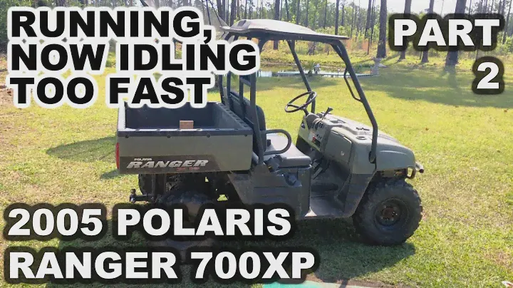 2005 Polaris Ranger XP 700 idling too fast | Troubleshoot and Fix Part 2
