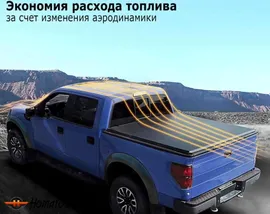 Крышка кузова Ford Ranger 2 (2006-2011) | 3 секции, винил