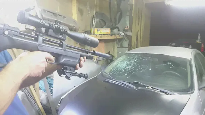 Kral arms стрельба в лобовое стекло!