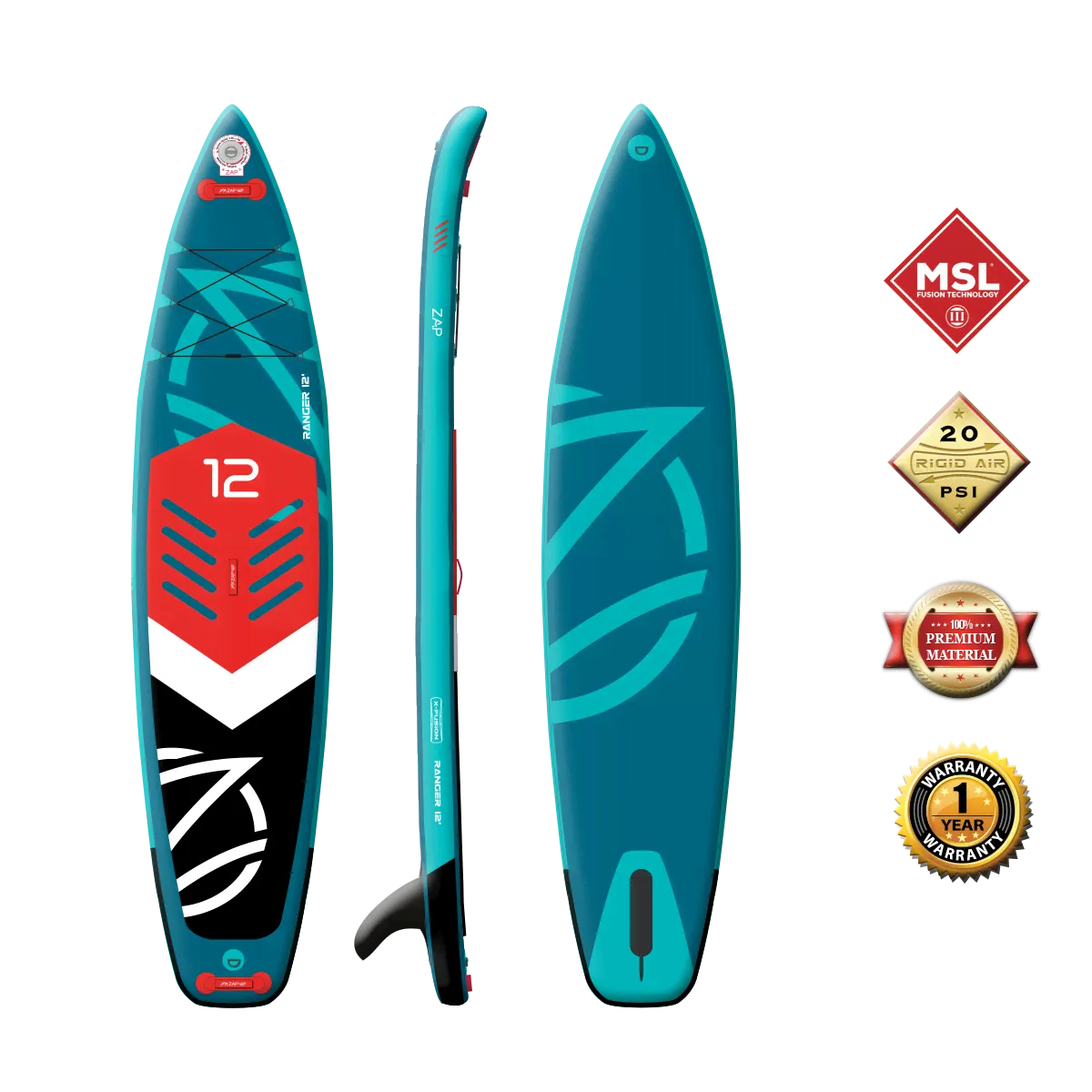 SUP-доска ZAP Ranger 12 Fusion-0