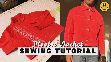 How to Sew a Pleated Jacket! | Unisex | Ranger Jacket Tutorial