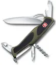 Нож перочинный Victorinox Ranger Grip (0.9553.MC4) 11 функций Черно-зеленый