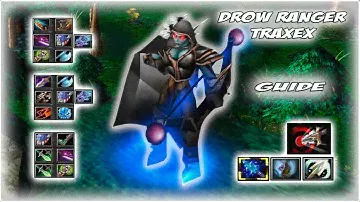 Drow Ranger Traxex Guide | Быстро ли пушит Тракса? В чём её сила?