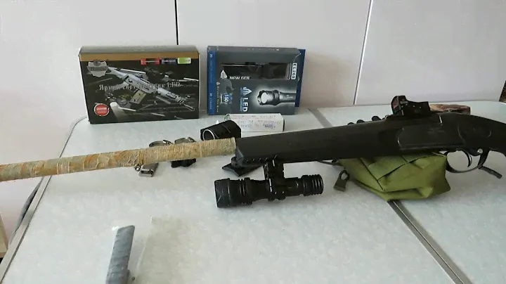 Установка базы для подствольного фонаря на МР-18